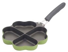 Sugiyama metal happiness is referred to as four-leaf of the frying pan (green) K