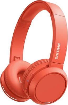 Philips TAH4205RD/00 Bluetooth On-Ear Kopfhörer Bass Boost Rot Neu