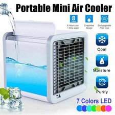 Portable Mini Air Cooler Fan Conditioner Humidifier Purifier USB Room Cooling UK