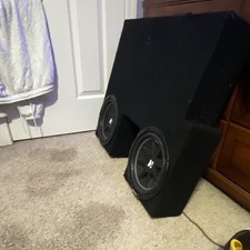 JL Audio Dual 12" Subwoofer Enclosure Double Port for Truck Cab