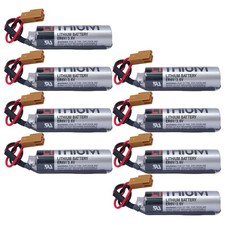 8x ER6V 3.6V 2400mAh PLC Battery With Brown Plug for TOSHIBA ER6VC119B ER6VC119A