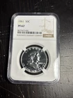 NGC PF 67 1961 Franklin Half Dollar Proof Silver Coin Philadelphia 8677475-036