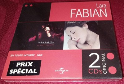 NEU VERSIEGELTE LARA FABIAN SELTENE DOPPEL CD BOX / INTIM / NUDE