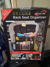 MultiTech On The Go Deluxe Car Back Seat Organizer Pocket Caddy New