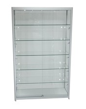 Glass Cabinet Display For Shop Wall Or Counter H-1420mm W-500mm D-400mm Used