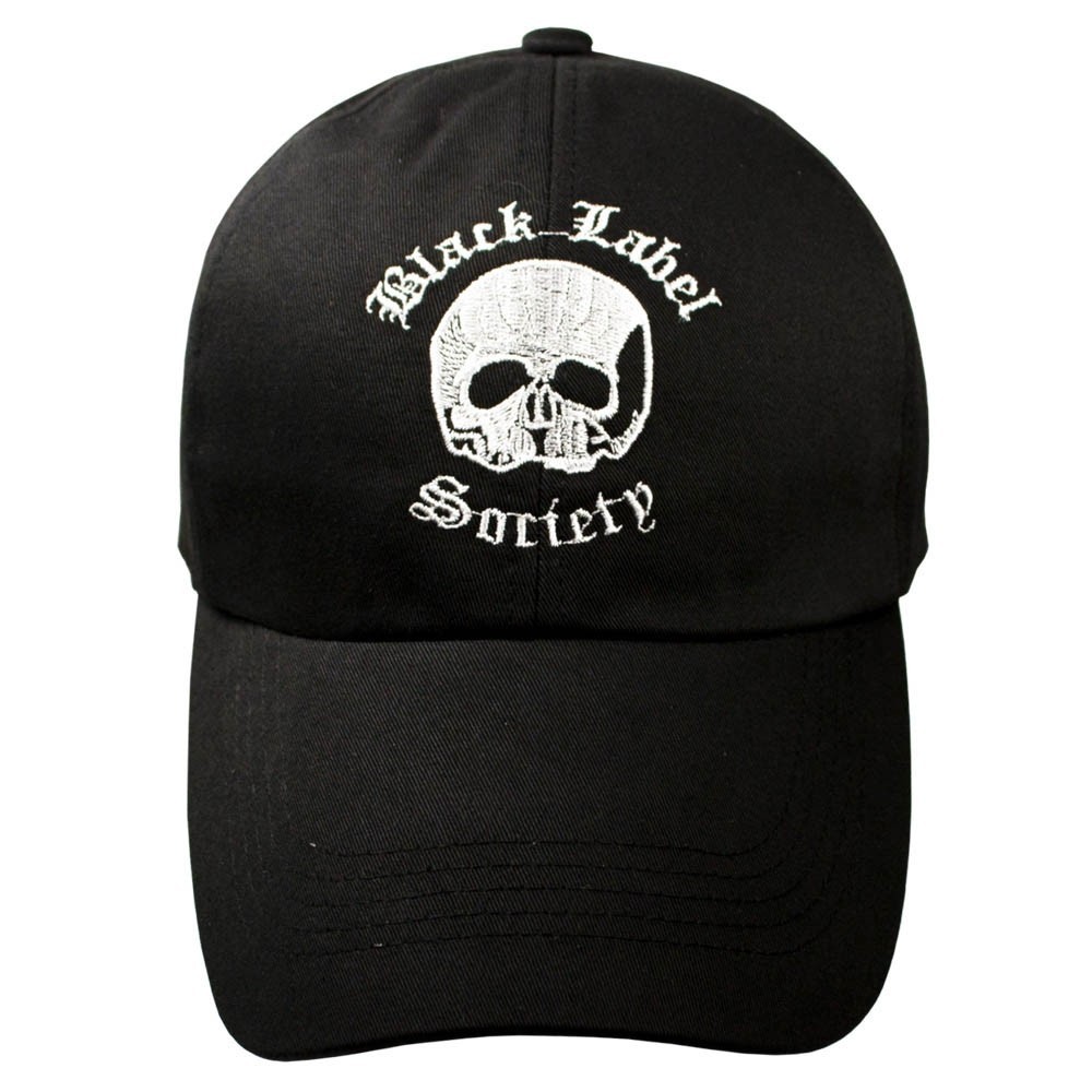Black Label Society Hat BLS Zakk Wylde Skull Baseball Cap Black