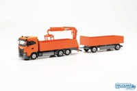 Herpa Iveco S-Way Nd BaustoffhäNgerzug Orange 316217