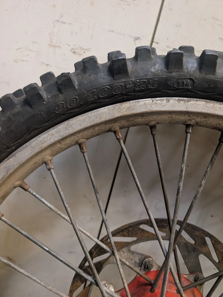 1991 ktm 250 sx Front Wheel - Image 4 of 4