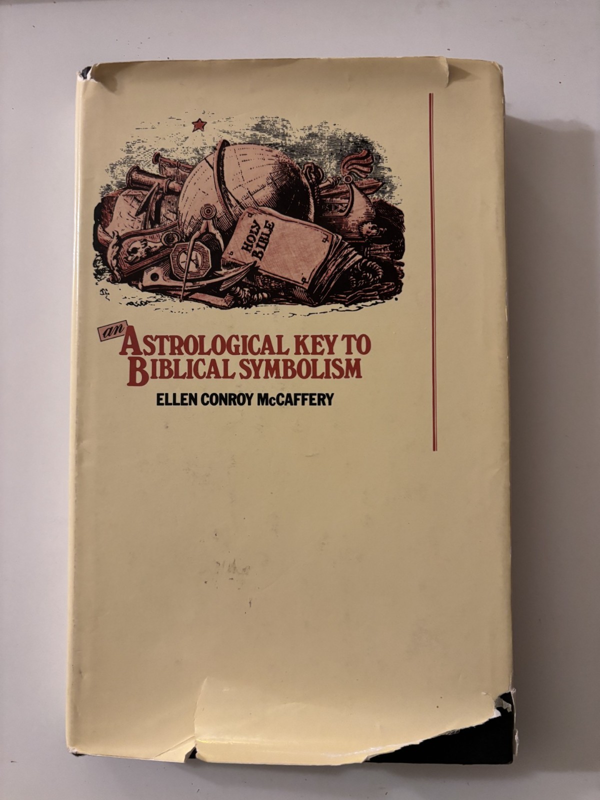 An Astrological Key to Biblical Symbolism by Ellen Conroy McCaffery (1975, HC)