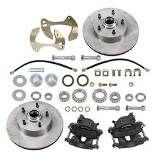 For 55-1964 Chevy Full Size Impala Bel Air Car 5 X 4-34 Deluxe Disc Brake Kit For 55-1964 Chevy Full Size Impala Bel Air Car 5 X 4-34 Deluxe Disc Brake Kit