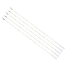 5Pcs 24" Blinds Wand Replacement, Blinds Tilt Wand with Hook and Grip, Silver
