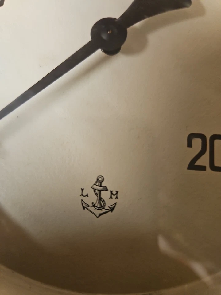 Ancien Manomètre Pression Huile Marine instrument mesure vintage - Photo 3/4