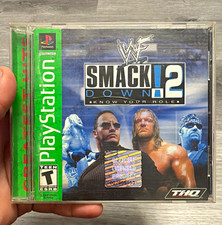 THQ WWF SmackDown! 2: Know Your Role Sony PlayStation 1 PS1 NTSC-U/C T
