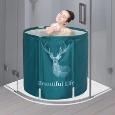 65X70cm Tragbare Badewanne Mobile Faltbare Wanne Familienbadewanne für Dusche DE