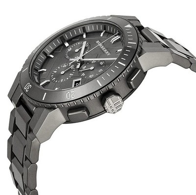 【ほぼ未使用】BURBERRY BU9381 腕時計 BURBERRY MENS WATCH BU9381 STAINLESS STEEL GREY STRAP WITH GREY