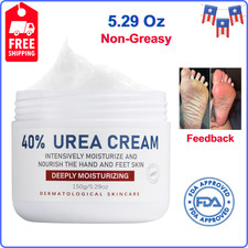 OUKEYA Urea Cream 40 For Cracked Feet  Hands, Moisturizer Repair Cream 5.29 oz