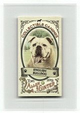 2019 Topps Allen & Ginter #CC-11 English Bulldog Collectible Canines Minis