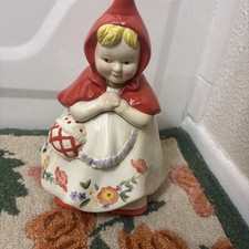 Jonal Vintage 12 Little Red Riding Hood Ceram...