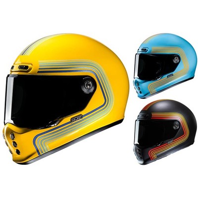 HJC Motorcycle Helmet - V10 Foni - Vintage Classic Full Face Helmet