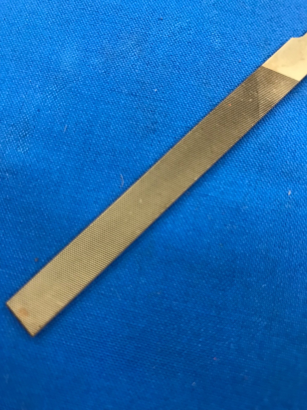 NICHOLSON  Steel Double Cut Thin Rectangle Tungsten Point File 5-1/4" Long - USA