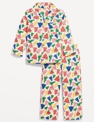 Old Navy Baby Girl Christmas Pajamas 12-18 Months Pajama Pants Shirt 2 PC Set