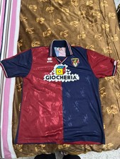 GENOA FC MAGLIA ORIGINALE VINTAGE ANNI 90 GIOCHERIA TAGLIA M/L JERSEY T-SHIRT