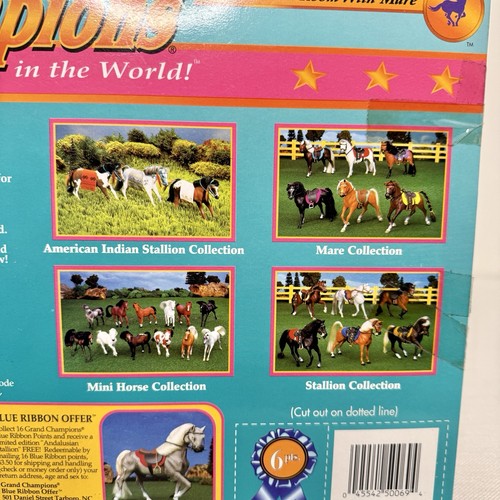 Grand Champions Stall 'N Tack Room With Mare Empire 1997 Vintage New In Box - Afbeelding 9 van 14