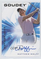 2021 Upper Deck Goodwin Champions Goudey Auto Matthew Wolff #GA-MW Auto 0l7u