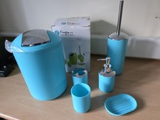Image of Modern Design 6 Piece Bathroom Accessory Set, SEE DESCRIPTION