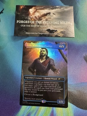 Gale, Waterdeep Prodigy 2488 Foil Secret Lair Gale's Ambition D&D