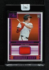 2024 Three and Two Baseball's Best Memorabilia FOTL Red 3/6 Heston Kjerstad 0hw6