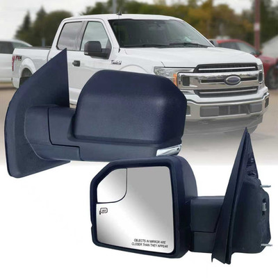 Driver Left Side Door Mirror Power Heat With Signal Light For 15-20 Ford F-150