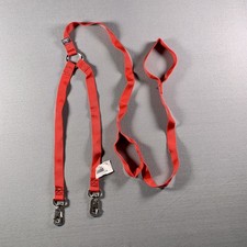 Split Lead Dog Leash Coupler 2 Dogs On 1 Leash Red 68  Double NWT