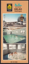 Washington-WA-Kelso-Aladdin Motor Inn-Motel-Multi View-Oversize-Vintage Postcard