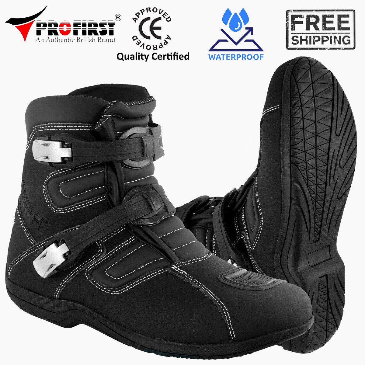  Motorrad Pro Touring ブーツ 28cm Mens Motorcycle Touring Boots Motorbike Riding Armoured Waterproof