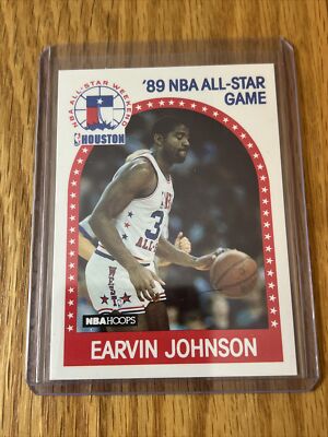 1989-90 NBA HOOPS Earvin Magic Johnson '89 NBA All-Star Game #166