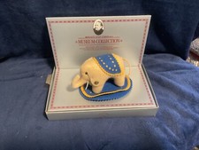 Vtg. Steiff Museum Collection Elephant 0080/08 in display box replica of 1880.