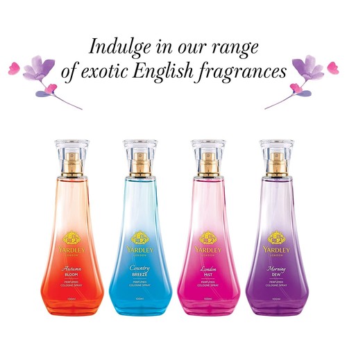 Yardley London Country Breeze Perfume Spray Floral Fruity Scent | 100ml - Picture 5 of 6