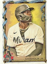 2023 Topps Allen & Ginter Silver Portrait Hot Box #23 Jazz Chisholm Jr. - Miami