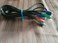  Component Red, Blue & Green 3-RCA male to male Cable 6 ft...