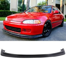 Honda Civic Eg 92-95 2-3dr Dp Type Front Bumper Lip Splitter Pu Plastic Black Uk Honda Civic Eg 92-95 2-3dr Dp Type Front Bumper Lip Splitter Pu Plastic Black Uk