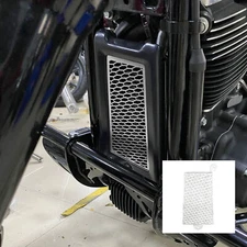 Radiator Grille Oil Cooler Guard Cover For Softail Street Bob Sport Glide 18-Up
