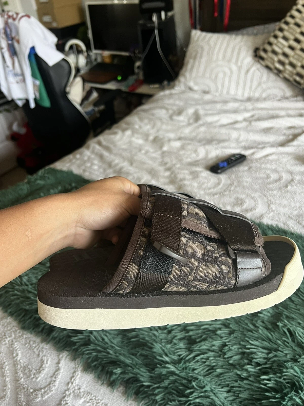 Sandale Dior Alpha « Dior Oblique   Ebène » taille 40 EU