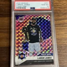 2020-21 Panini Mosaic Basketball #297 LeBron James Finals MVP Camo Pink PSA 10