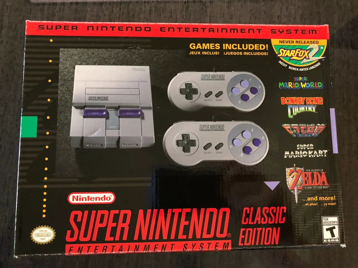 Nintendo Classic Mini Snes Console, Brand New, Entertainment System Metroid