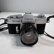 VINTAGE CANON 35 MM SLR FILM CAMERA MODEL EX EE