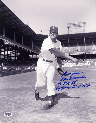 Don Newcombe SIGNED 11x14 Photo Cy Young Brooklyn LA Dodgers PSA/DNA AUTOGRAPHED - 第 1/1 張圖片