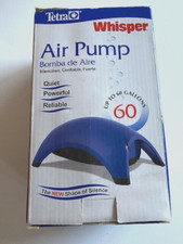 Tetra Whisper Fish Tank Aquarium Air Pump, 60 Gallon, Silent, w 3 Splitters READ