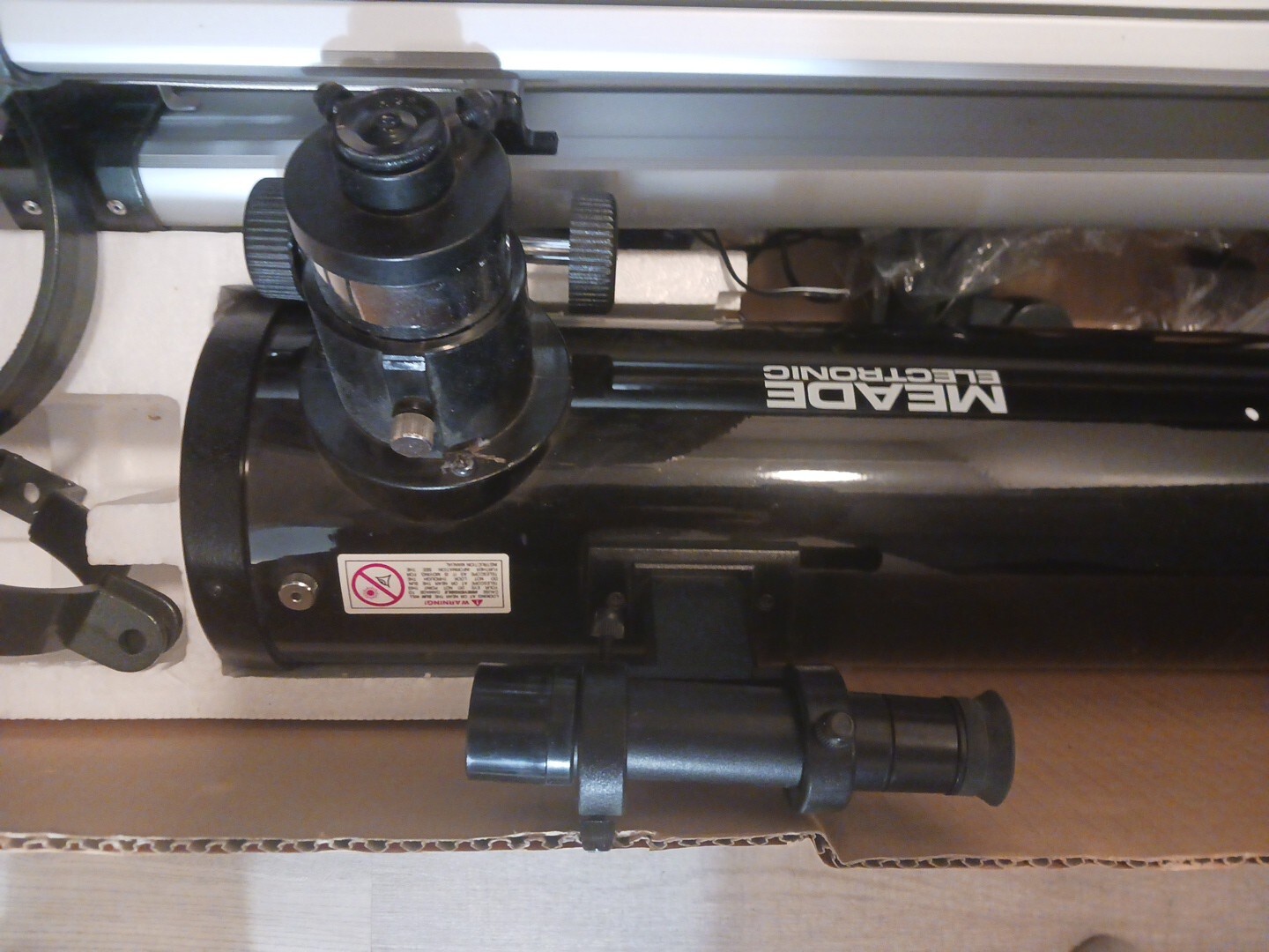 Meade 114 EQDH Electronic Telescope. Read! eBay