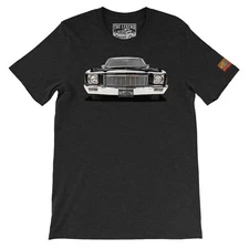 1970 Chevy  Monte Carlo The Legend Classic Car Men's T-shirts Made in USA